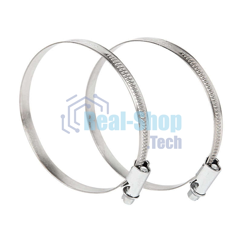 Хомут стальной Rexant червячный 60-80