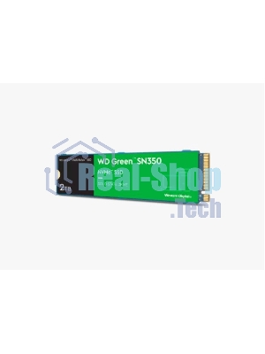 Накопитель SSD WD Green SN350 WDS200T3G0C, 2000Gb, PCIe 3.0 x4, M.2 2280, NVMe, R/W 3200/3000