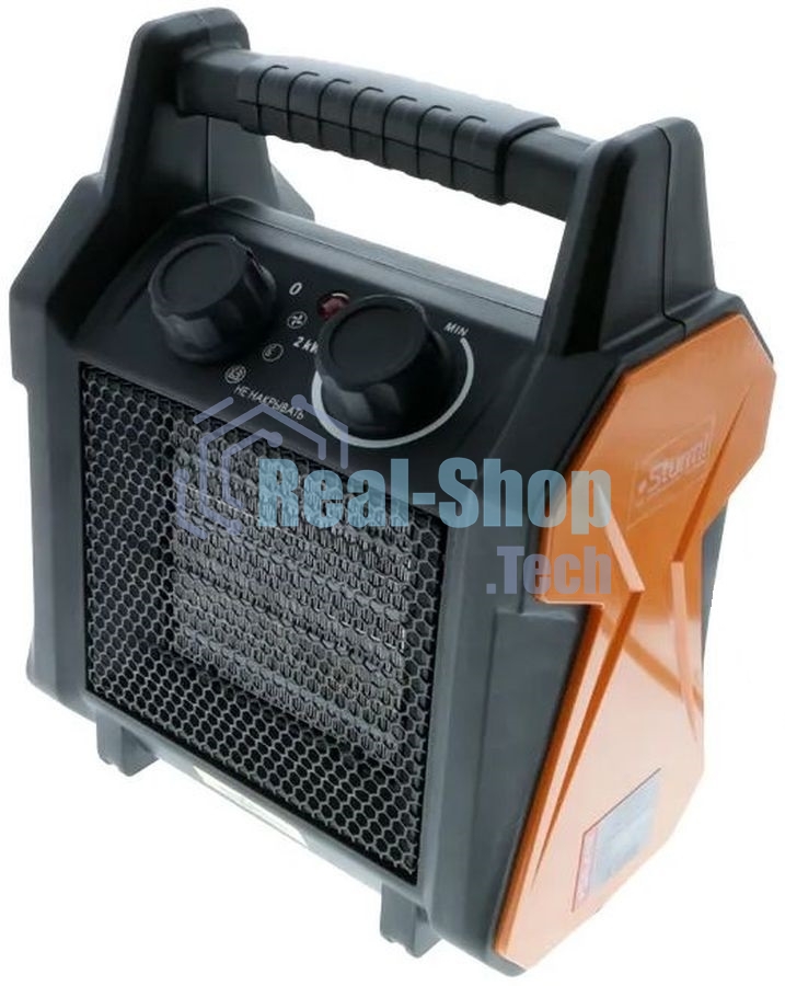 Тепловентилятор Sturm! FH2034CQ, черный/оранжевый, 2000 Вт, 20 м2, термостат