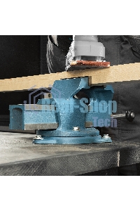 Тиски Россия слесарные,100 мм,поворотные 18663