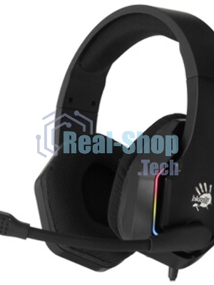 Гарнитура Bloody G260P чёрный, проводная, подсветка