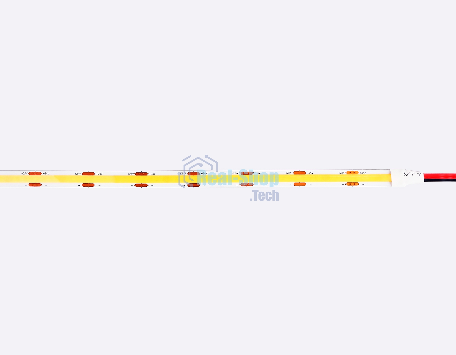 Светодиодная лента Ambrella light GS4651 COB 320Led/ 10W m/ 24V IP20 3000K/ 5000*8*1.54mm (2 конт.)