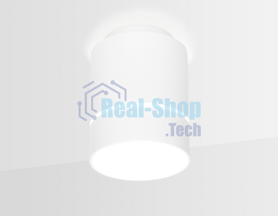 Светильник Ambrella light TN255 WH/S белый/песок LED 4200K 7W D80*110