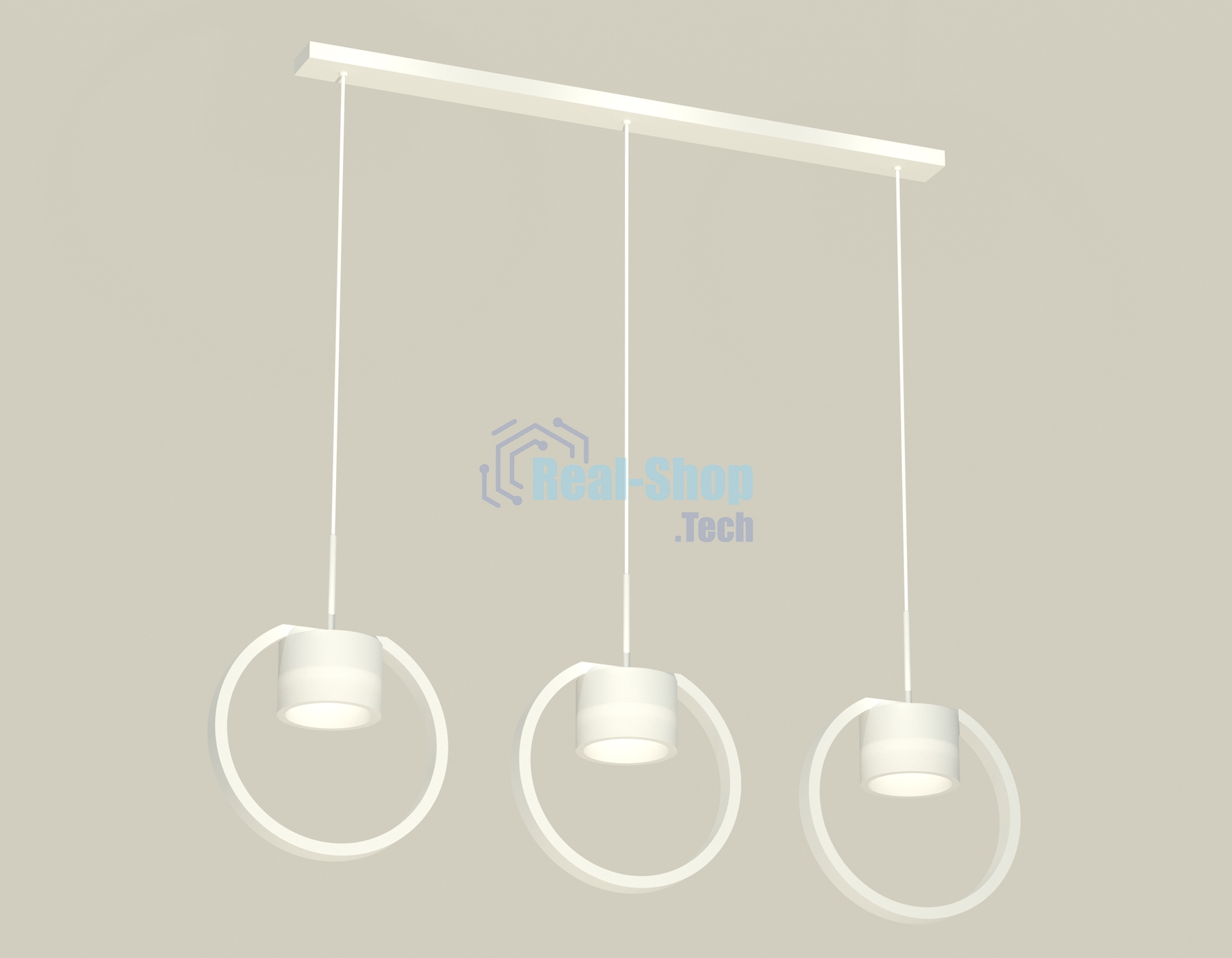 Светильник Ambrella light XB9106155/3 SWH/FR белый песок/белый матовый GX53 (C9106, N8401)