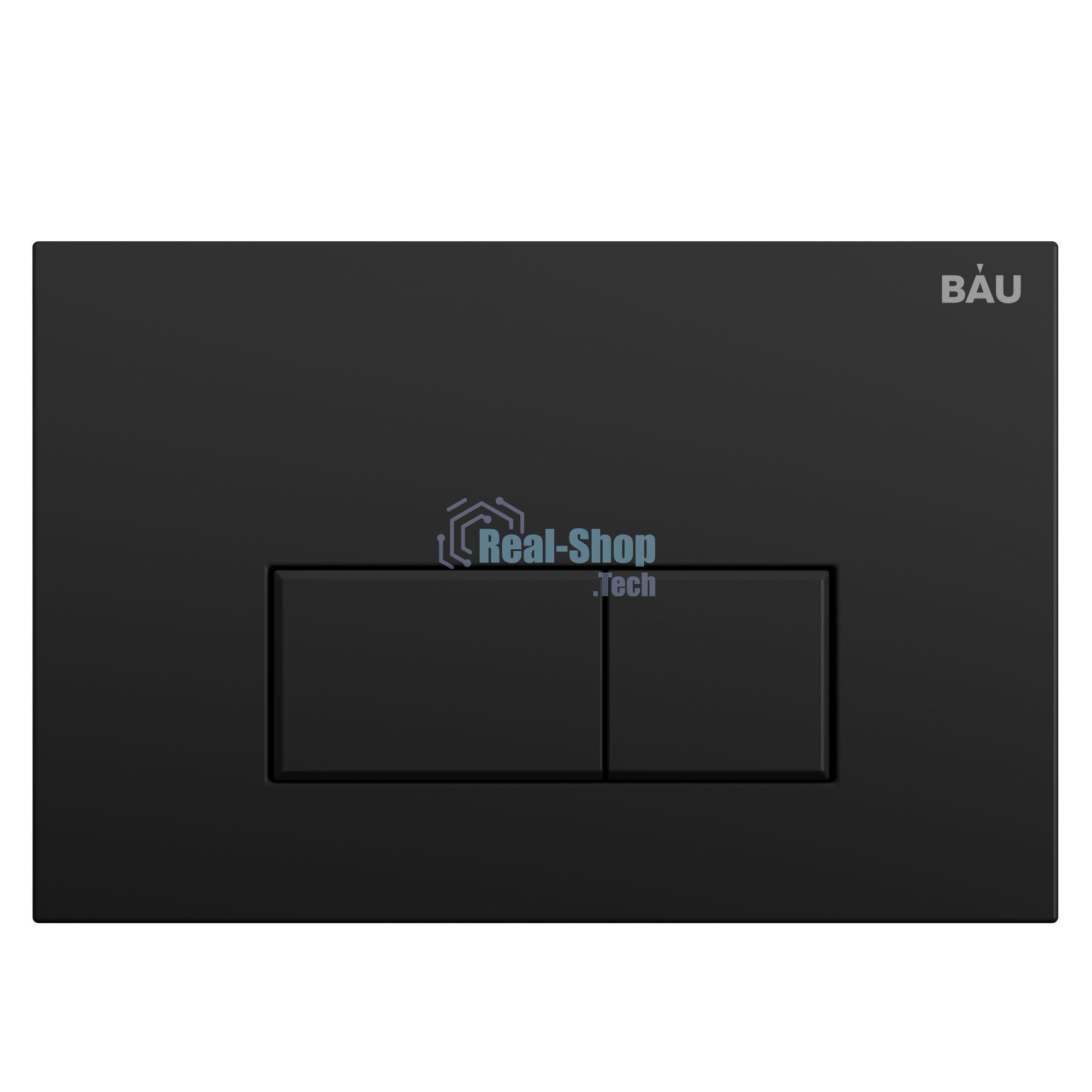 Инсталляция BAU PRO для подвесного унитаза, клавиша смыва BAU Hotel для инсталляции, черный матовый