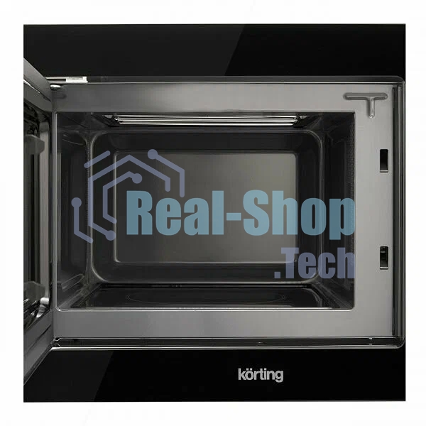 Встраиваемая микроволновая печь Korting KMI 827 GN черный, 26 л, 900 Вт, переключатели - сенсор