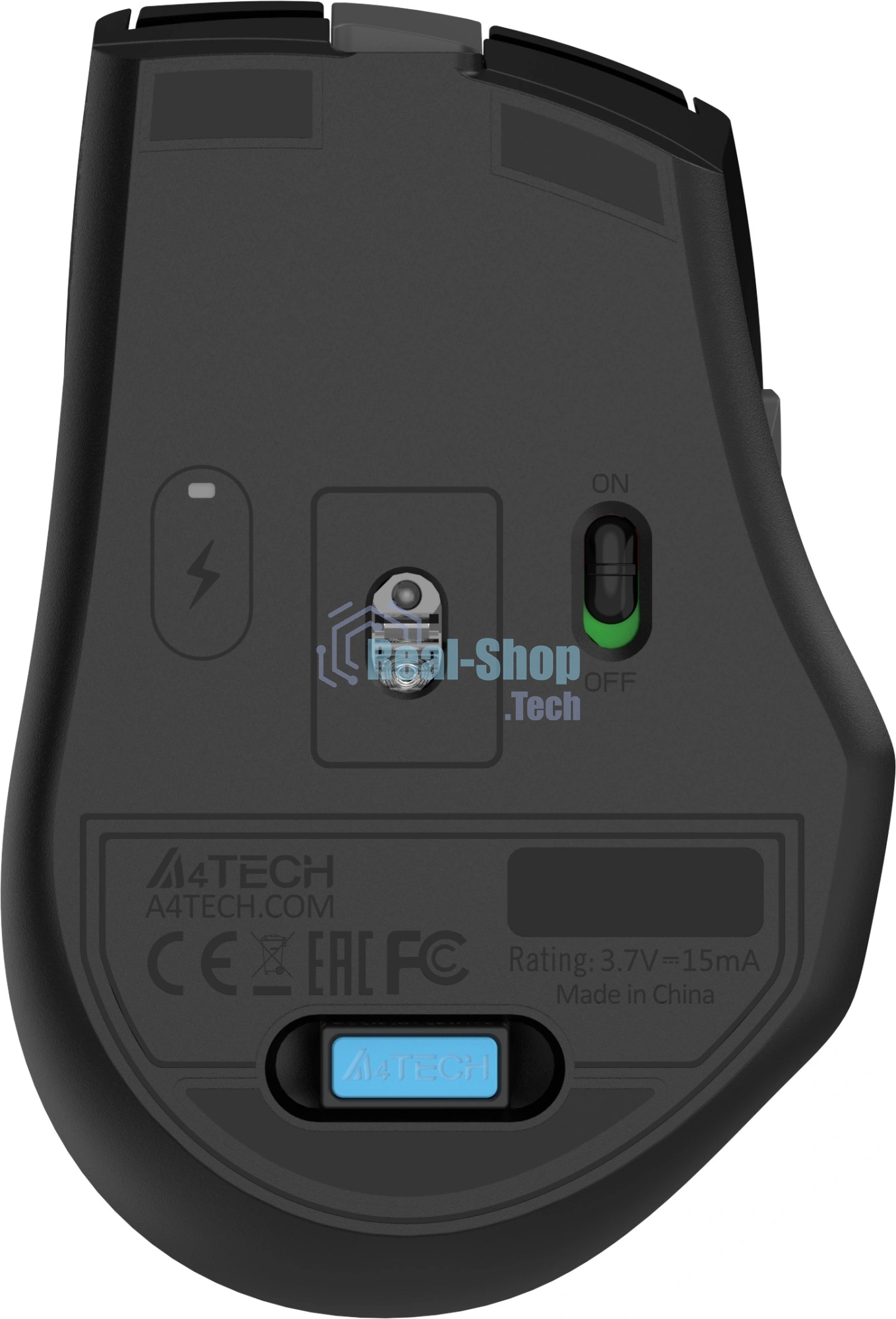 Мышь A4Tech Fstyler FG35CS Plus серый оптическая 3200dpi silent беспров. USB 6but