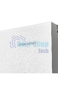 Холодильник Maunfeld MFF177NFW белый глянец двухкамерный 263/170л морозилка сбоку, No Frost, Side by Side