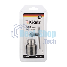 Патрон сверлильный Kranz с ключом для сверл 1.5-13.0мм 1/2-20UNF