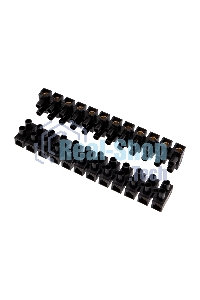 Клеммная винтовая колодка Rexant KВ-35 10-35, ток 80 A, полипропилен черный (10 шт./уп.)