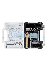 Набор сверл Matrix комб.,мет.1-6,5мм,бет.4-8мм,дер.4-10мм,перк, бит.20шт,адап,гол.2шт,зенк,50пр.