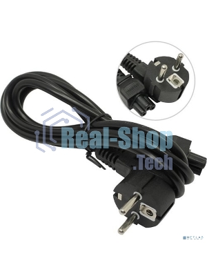 Кабель питания ноутбуков ExeGate Special PC5-1,8S (Евровилка Schuko->С5) 3*0.5, CCA, 1.8м