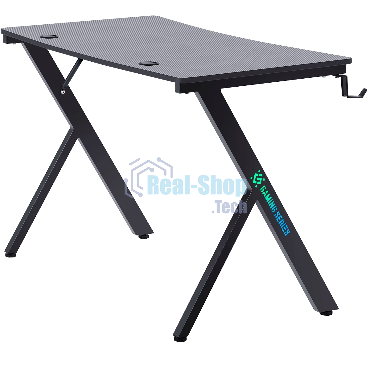 Стол игровой Defender GAMING AROX RGb черный