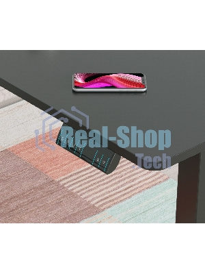 Стол компьютерный Cactus угловой подъемный столешница МДФ черный каркас черный 1600х1400х720х1180 мм (CS-EDXL-BBK)