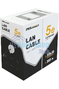 Кабель витая пара PROconnect FTP 4PR 24AWG, CCA, cat.5e, наружный (OUTDOOR), бухта 305 м