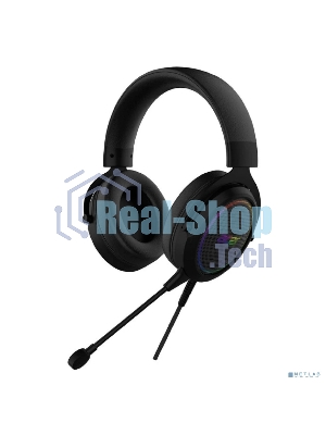 Гарнитура Acer AHW120 чёрный, проводная, USB, подсветка