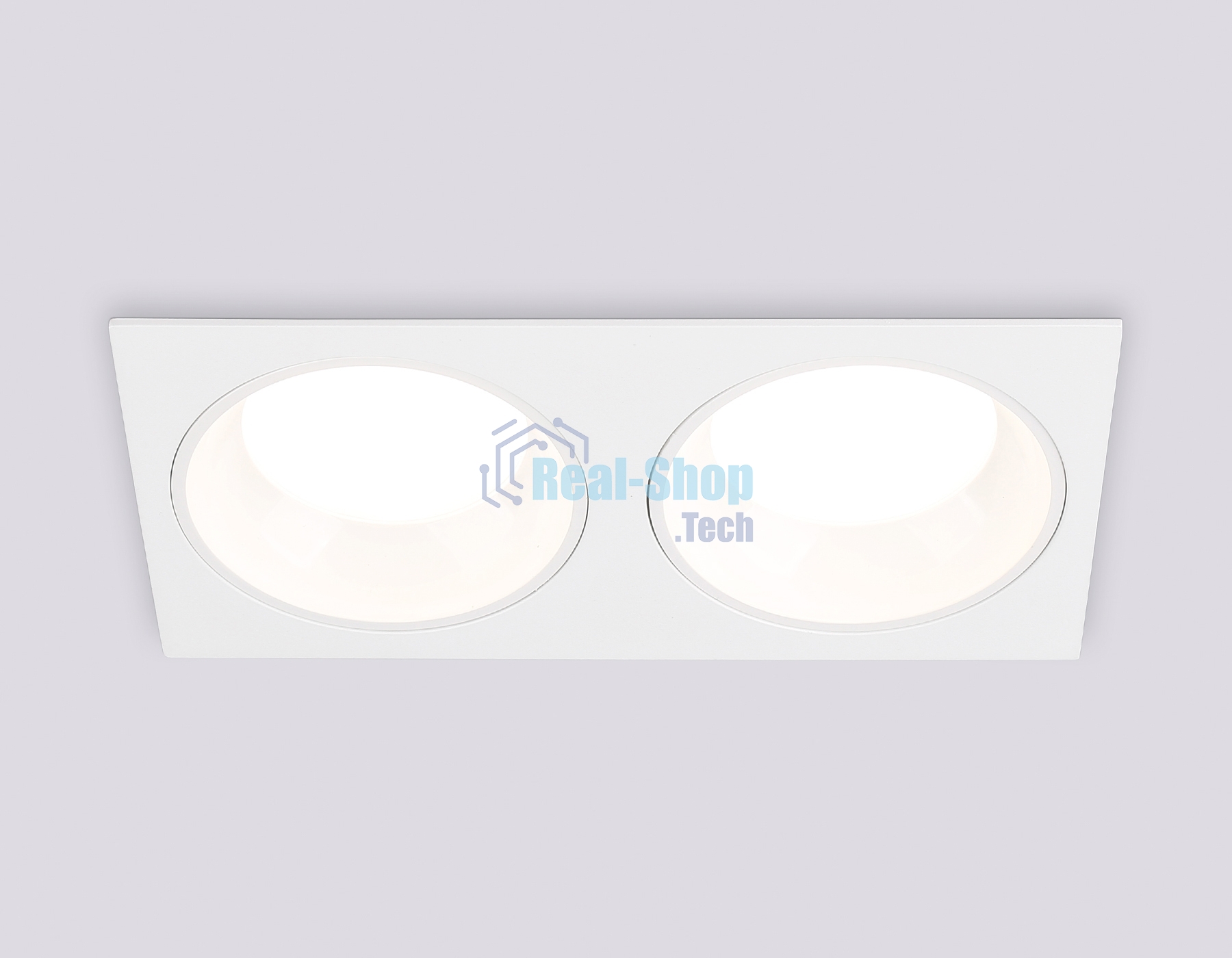 Светильник Ambrella light TN52343/2 SWH/GWH белый песок/белый глянец GX53 max 12W 220*115*25
