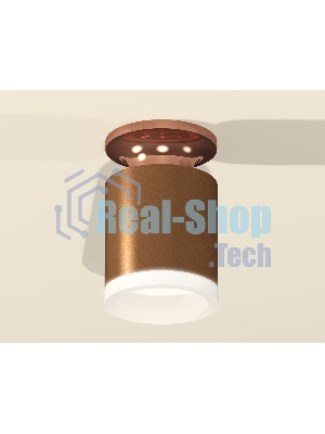 Светильник Ambrella Light XS6304152 SCF/PPG/FR кофе песок/золото розовое полированное/белый матовый MR16 GU5.3