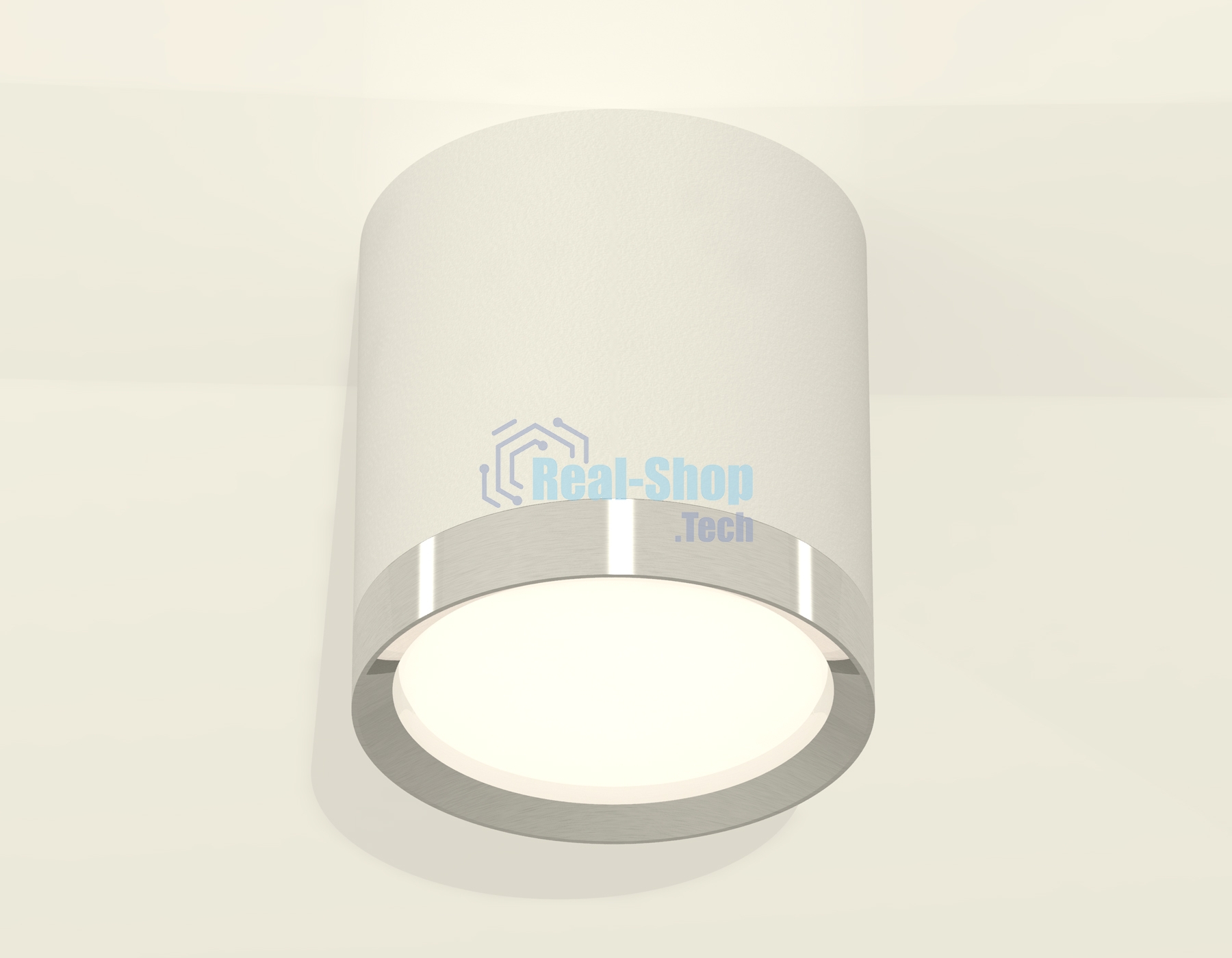 Светильник Ambrella Light XS8141003 SWH/PSL белый песок/серебро полированное GX53 (C8141, N8118)