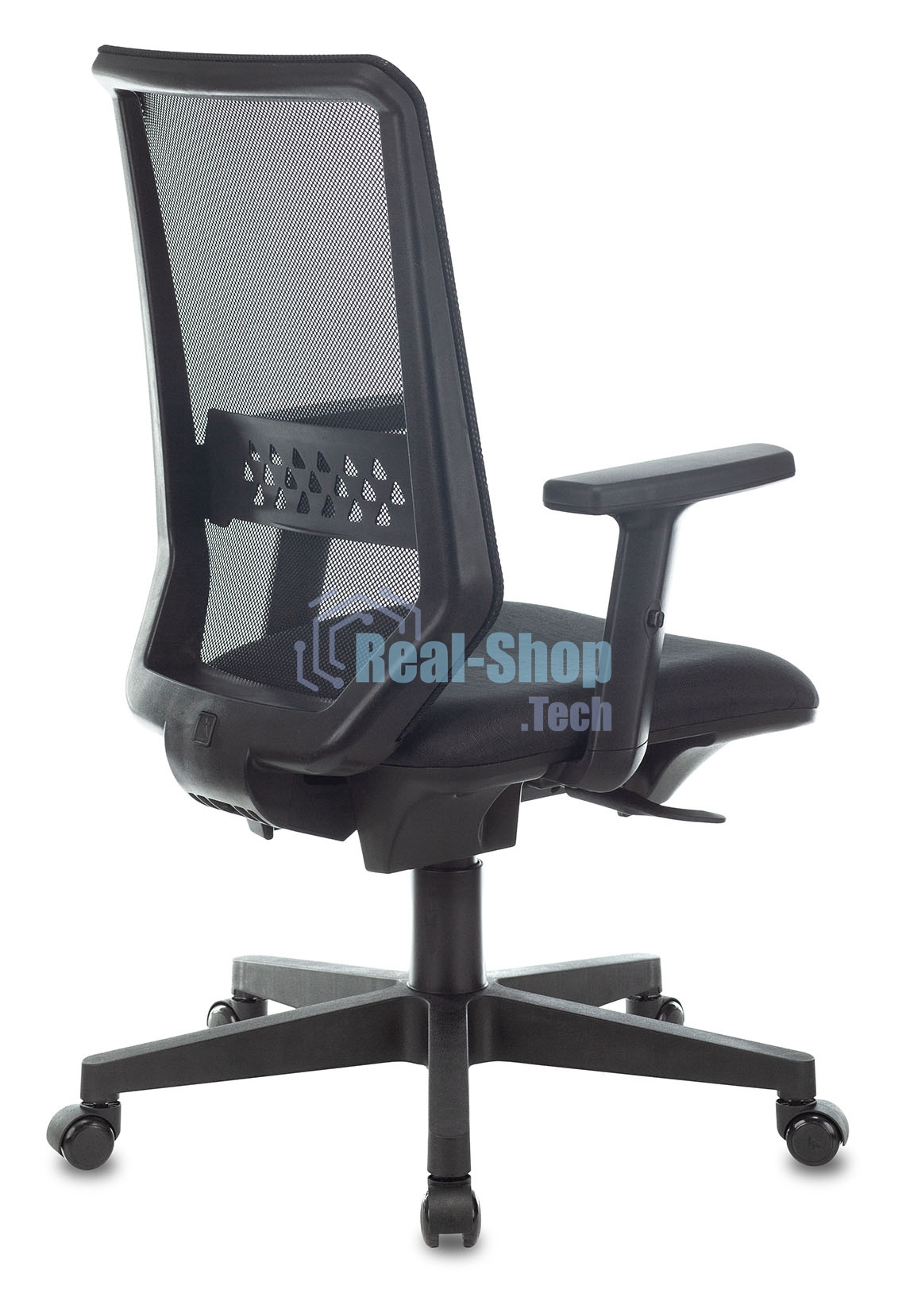 Кресло компьютерное Бюрократ MC-611N TW-01 38-418 черный, сетка/ткань, крестовина пластик