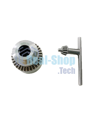 Патрон сверлильный Kranz с ключом для сверл 1.5-13.0мм 1/2-20UNF