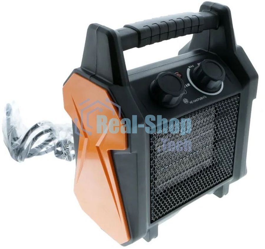 Тепловентилятор Sturm! FH2034CQ, черный/оранжевый, 2000 Вт, 20 м2, термостат