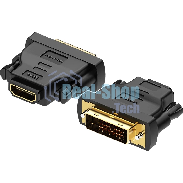 Адаптер-переходник Vention DVI 24+1 M/HDMI 19F