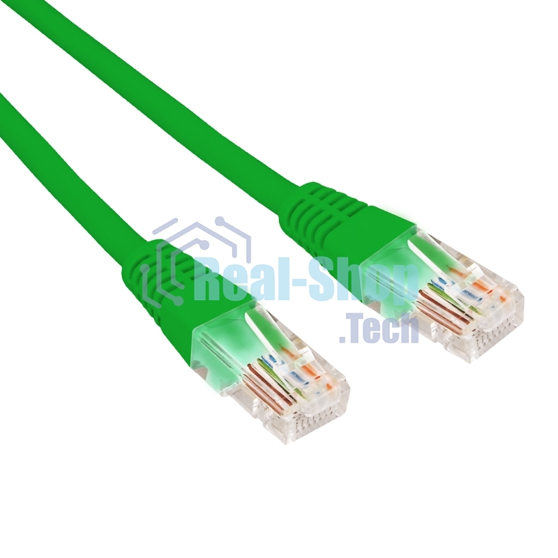 Патч-корд U/UTP Rexant cat.6, RJ45-RJ45, неэкранированный, 26AWG, LSZH, зеленый, 1 м