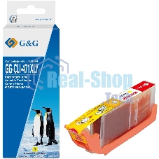 Картридж струйный G&G GG-CLI-471XLY желтый (10.8мл) для Canon TS5040/MG5740/MG6840/MG7740