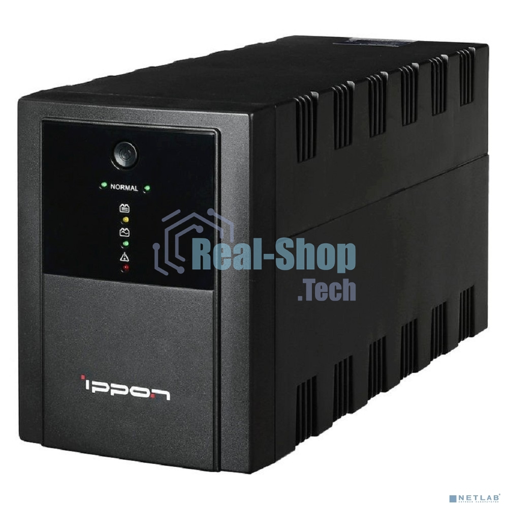 Источник бесперебойного питания Ippon Back Basic 2200 Euro / 2200 ВА / 1320 Вт / 4 x CEE 7 (евророзетка)