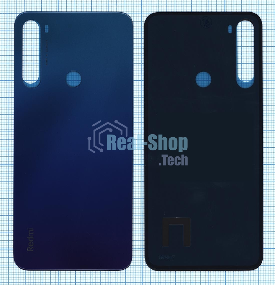 Задняя крышка для Xiaomi Redmi Note 8 синий