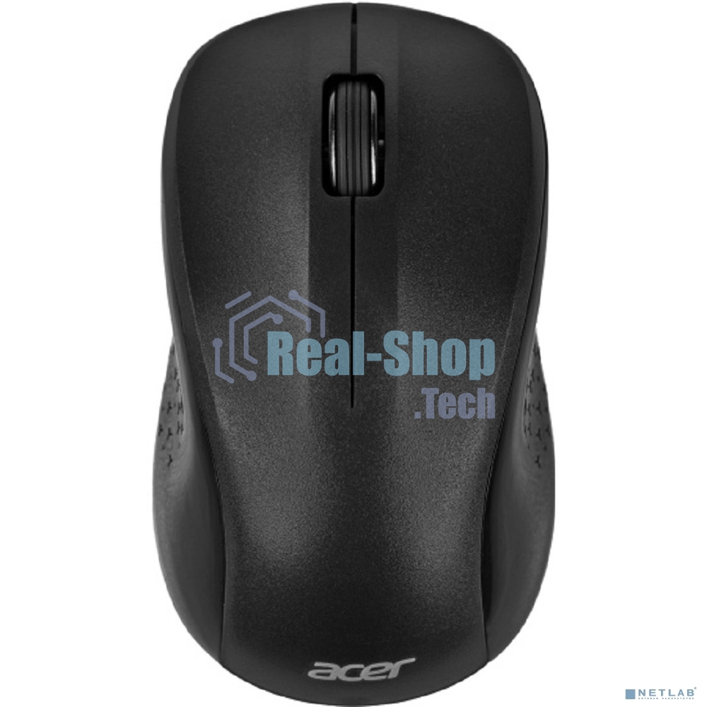 Мышь беспроводная Acer OMR302 черный, 1200 dpi, радиоканал, USB, кнопки - 3