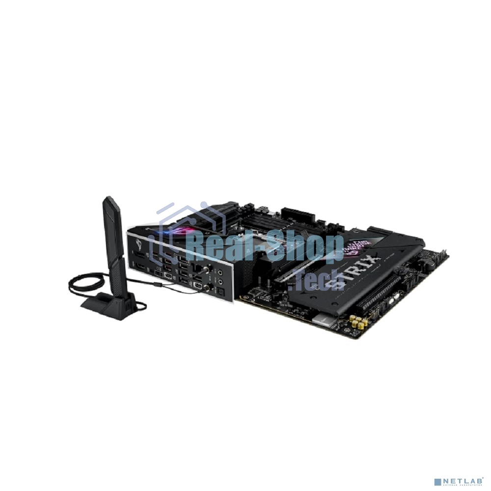Материнская плата ASUS ROG STRIX B850-E GAMING WIFI, AM5, AMD B850, 4xDDR5, 4xSATA, 5xM.2, 1xPCI-E 5.0 x16, 1xPCI-E 4.0 x16, 1xRealtek 5Gb Ethernet, 1xUSB-C 4, 1xUSB-C 20Gbps, 6xUSB-A 10Gbps, 4xUSB-A 2.0, 3x3.5 мм, 7.1, ATX