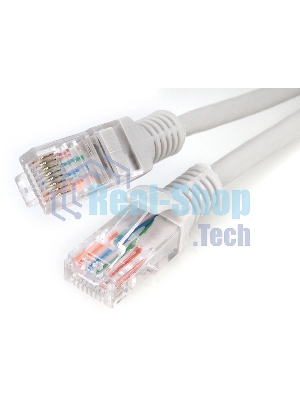 Патч-корд Premier PP31-1M-LSZH 1Гбит/с UTP 4 пары cat.5E CCA molded 1м серый RJ-45 (m)-RJ-45 (m)