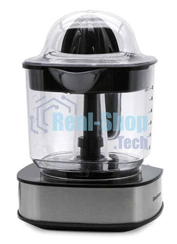 Соковыжималка Blackton Bt J1113 черный/стальной, цитрусовая, 40 Вт, 1200 мл, механическое