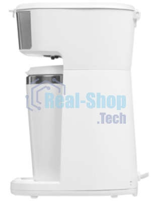 Кофеварка капельная Kitfort КТ-7411 белый/нержавеющая сталь, исп. кофе - молотый, 0.4 л, 450 Вт