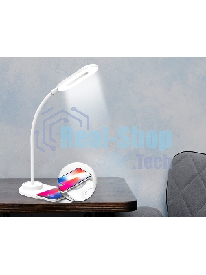 Светодиодная настольная лампа Ambrella light DE588 WH белый LED 3000-6400K 3W