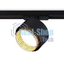 Трековый однофазный светильник Ambrella light GL5381 BK/GD черный/золото GX53 max 12W D95*130