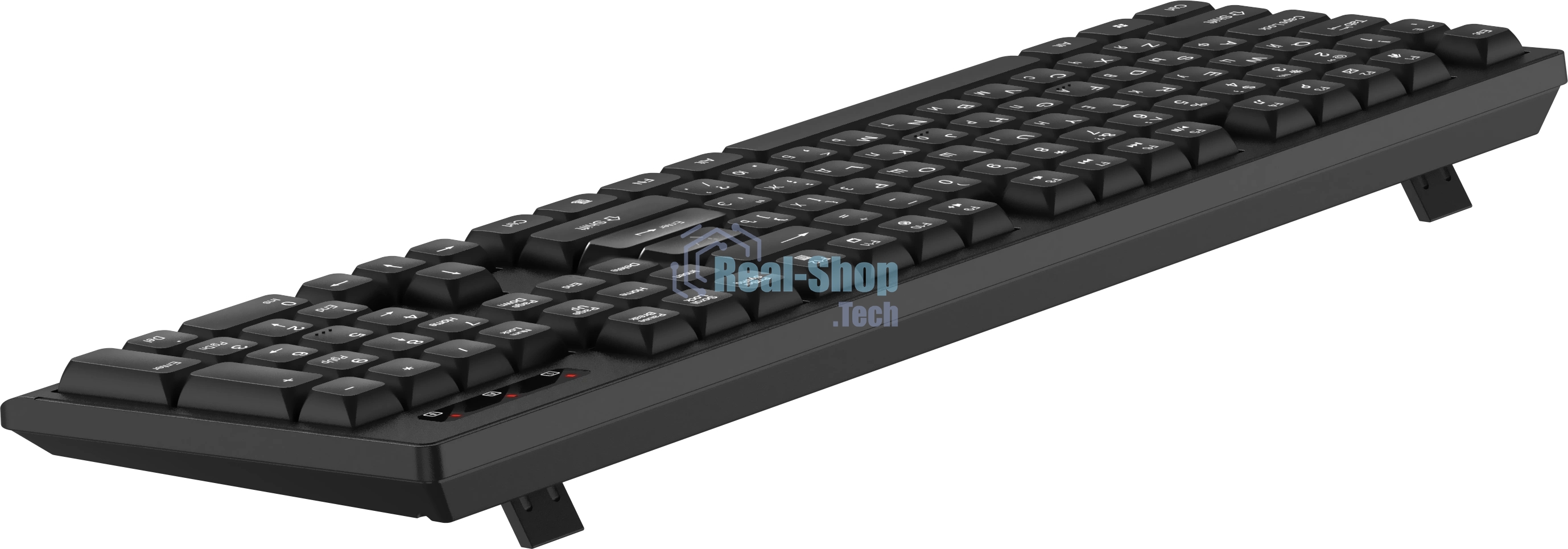 Комплект клавиатура+мышь Defender C-972 беспроводной, USB, 1600 DPI, черный