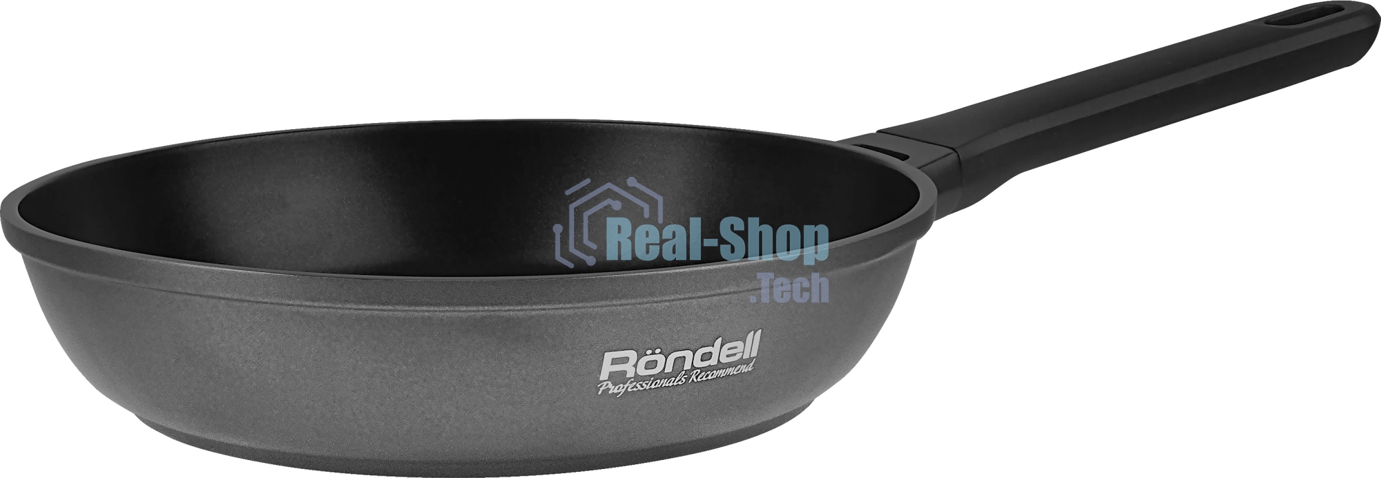 Сковорода Rondell Zorro RDA-1450, 24 см, без крышки, графитовый