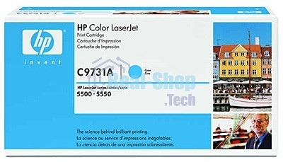 Картридж лазерный HP C9731A голубой для LJ 5500 12000 стр.