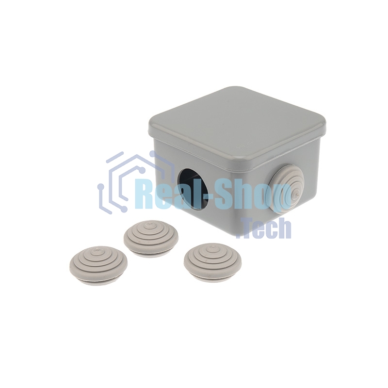 Коробка распаячная Rexant ОУ, 65x65x50, IP54 (УПрк 65x65/45.2.3)