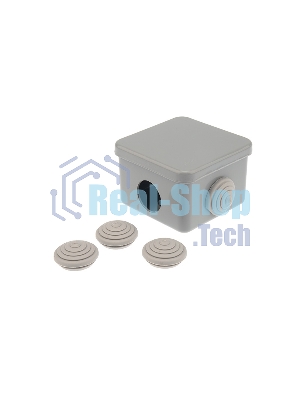Коробка распаячная Rexant ОУ, 65x65x50, IP54 (УПрк 65x65/45.2.3)