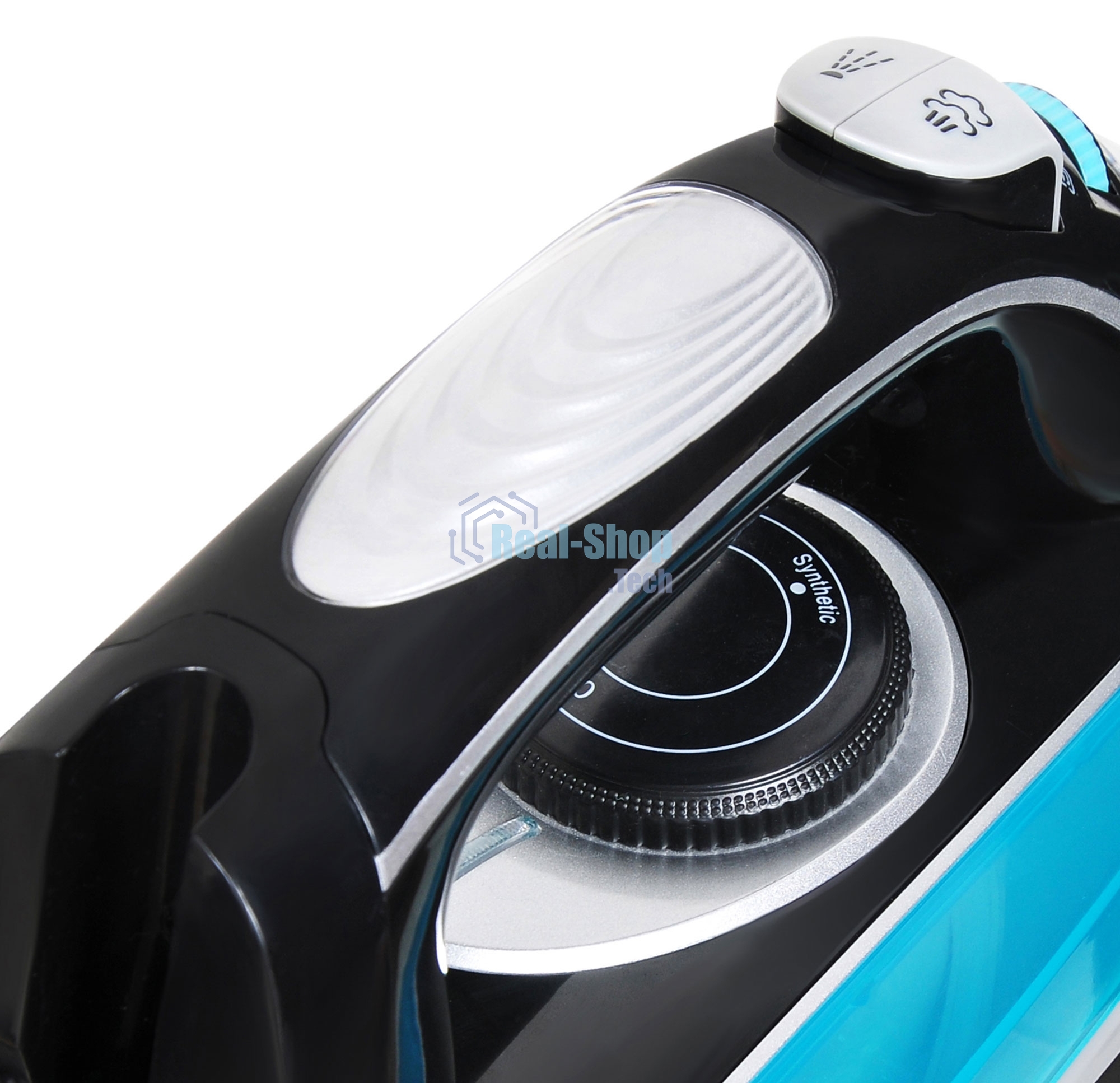 Утюг Hyundai H-SI01336 2800Вт черный/голубой