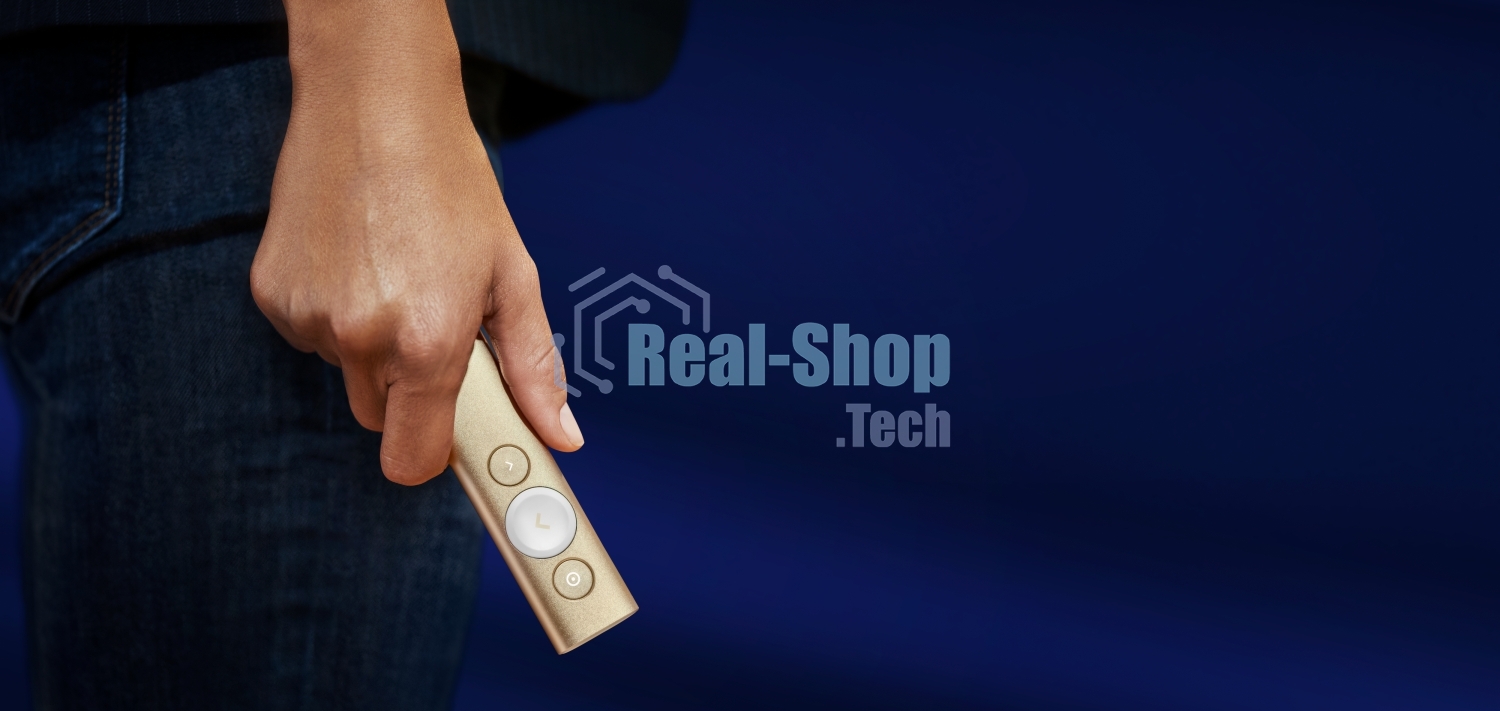 Презентер беспроводной Logitech Spotlight золотистый, радиоканал, USB, кнопки - 3