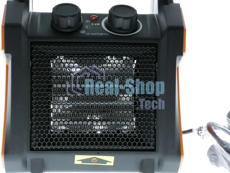 Тепловентилятор Sturm! FH2034CQ, черный/оранжевый, 2000 Вт, 20 м2, термостат