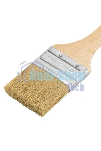 Кисть плоская Sparta 50 мм, натуральная щетина, деревянная ручка, для масляных красок, лаков