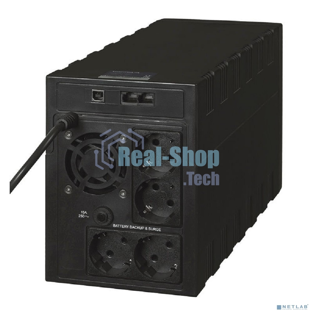 Источник бесперебойного питания Ippon Back Basic 2200 Euro / 2200 ВА / 1320 Вт / 4 x CEE 7 (евророзетка)