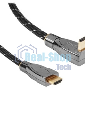 Кабель HDMI C-HM-HM-1M Wize 1 м., v.2.0, 19M/19M, позол.разъемы, экран, черный, пакет