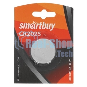 Батарейка Smartbuy CR2025/1B (12/720) (SBBL-2025-1B) (1 шт. в уп-ке)